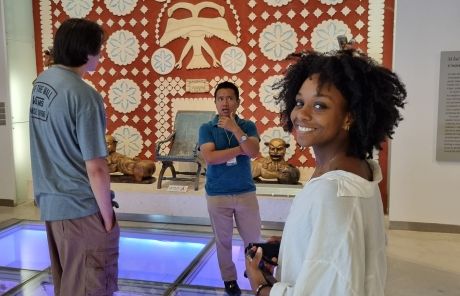 ciee yucatan students explore local museum