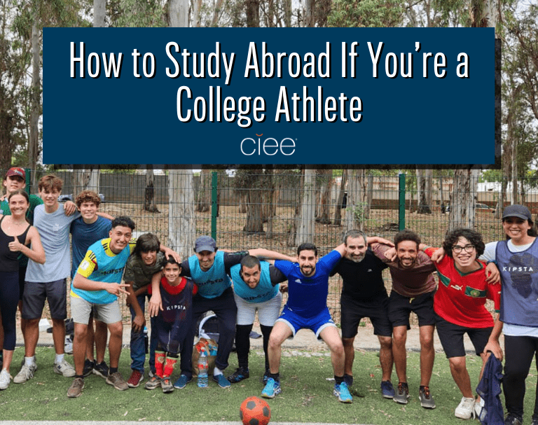 student athlete study abroad