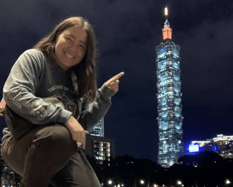 Rising above the city: This is Taipei 101. 