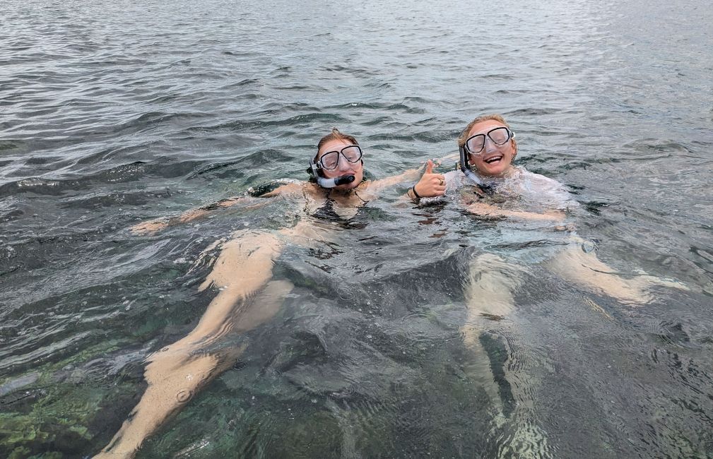 toro island students abroad swimming snorkel