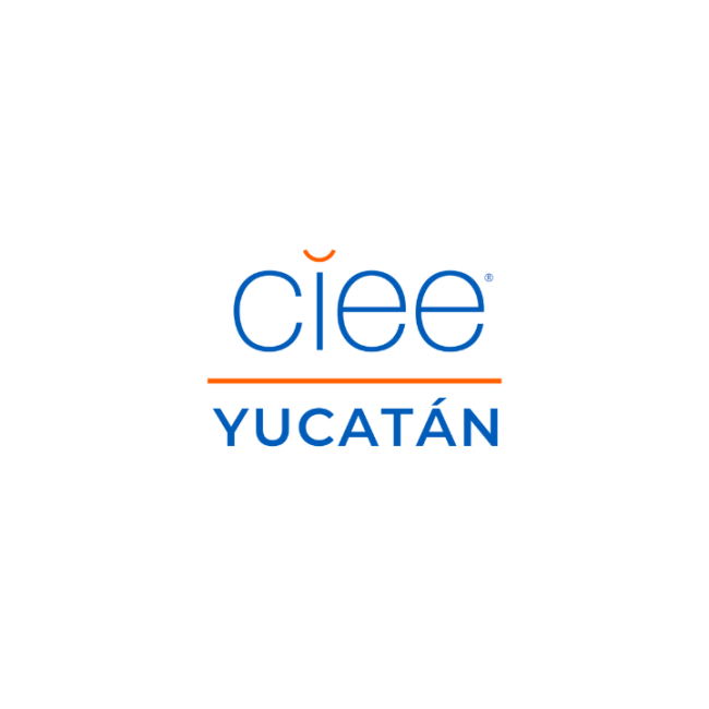 white logo for ciee yucatan