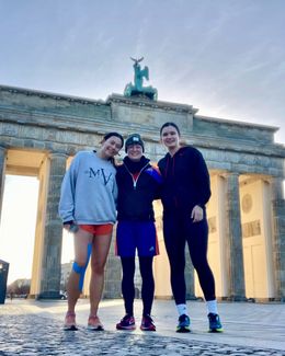 berlin germany scholarship students running