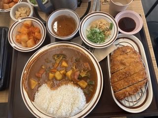 abiko curry and rice and cutlet