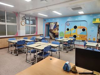 Classroom in South Korea
