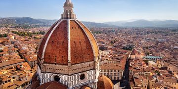 Florence Duomo overlooking the city