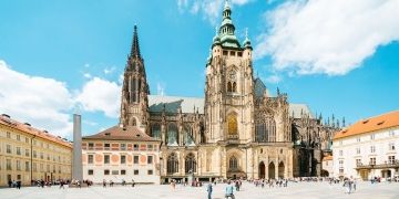 Prague cathedral square