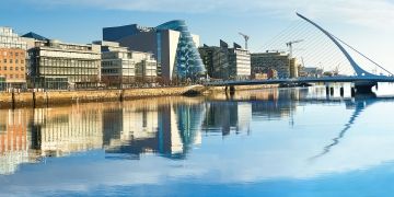 Samuel Beckett Bridge in Dublin