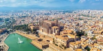 palma historic center aerial