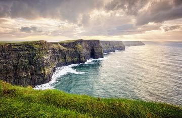 Cliff in Dublin Ireland