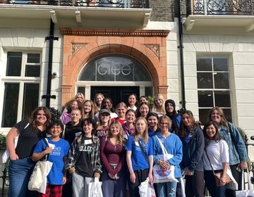 Our first day at CIEE London headquarters