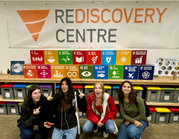 Students at the Rediscovery Centre 