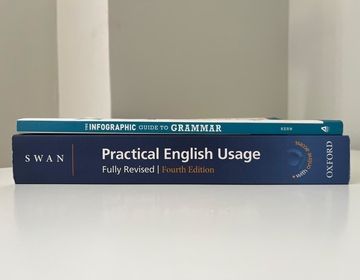 Two books about English grammar