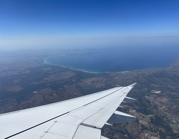 View from the flight over