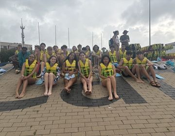 Group Photo at Olympic Canal