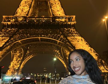 paris france eiffel tower student at night abroad