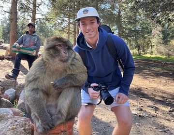 study abroad spain student animal