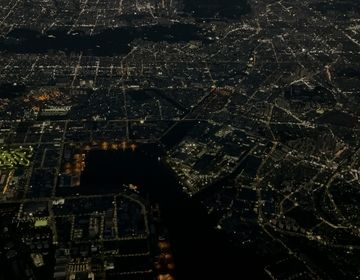 Departure from Seoul Nightscape