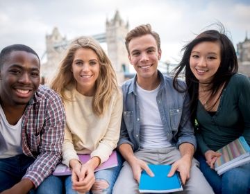 Students at Tower Bridge