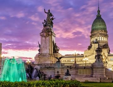 buenos aires fountain statue small