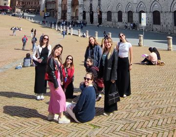 italy abroad florence students plaza