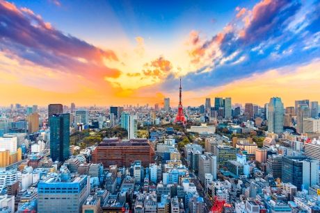 tokyo-city-sunset