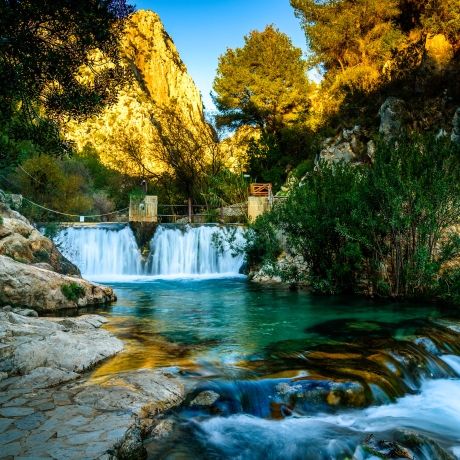 Alicante waterfall in Algar