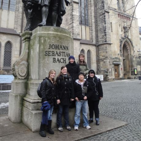 ciee excursion leizberg bach statue