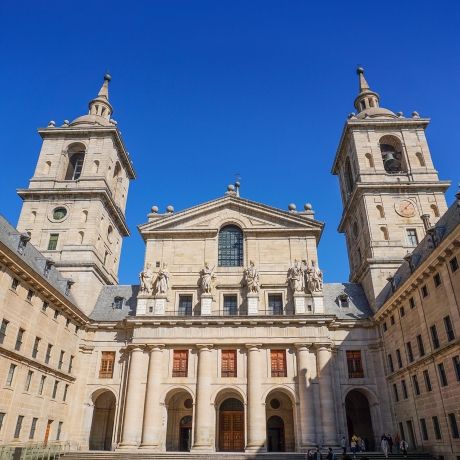 Madrid El Escorial courtyard