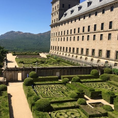 madrid escorial garden