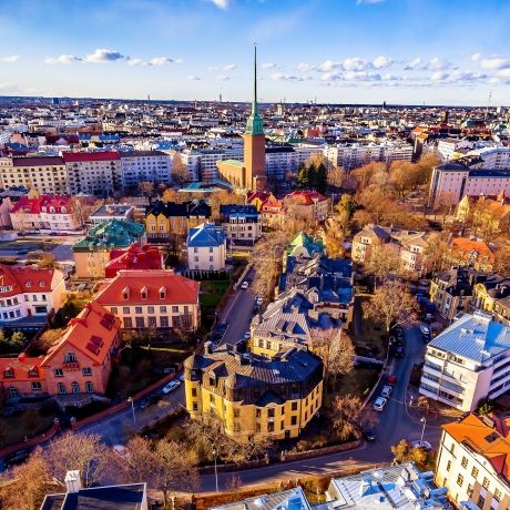 tallinn helsinki aerial view