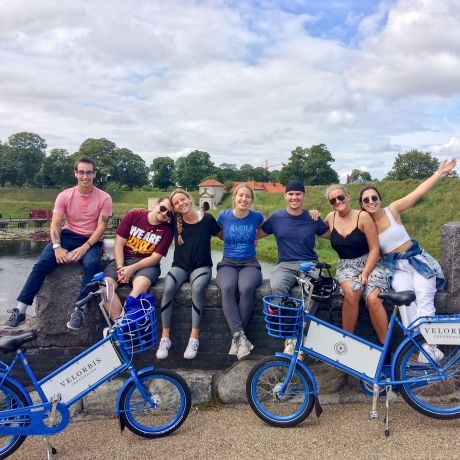 copenhagen students out biking