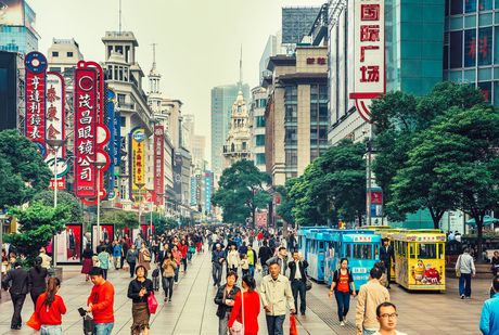 Nanjinglu Street in Shanghai_China