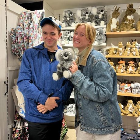 sydney students abroad koala stuffed animals