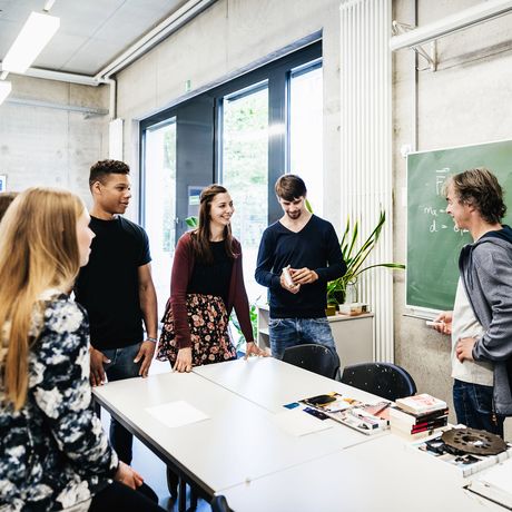 class meeting interns abroad