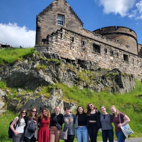 edinburgh castle scotland abroad trip