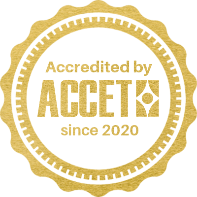 ACCET accreditation stamp for CIEE