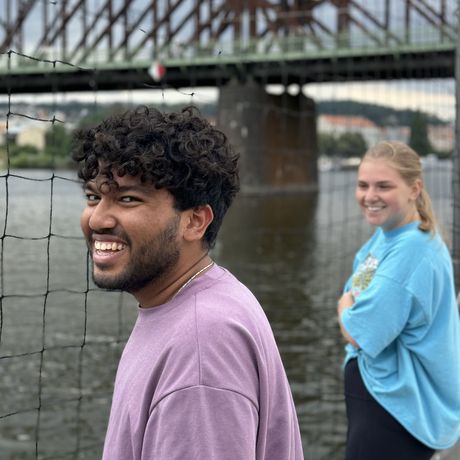 prague student abroad smiling