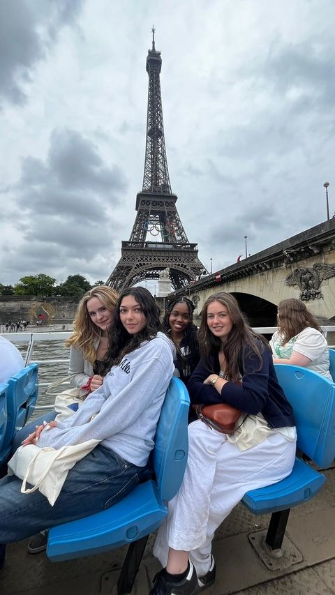 All smiles on the boat tour!