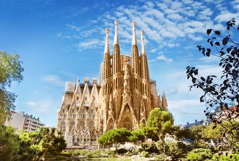 Sagrada Familia cathedral in Barcelona