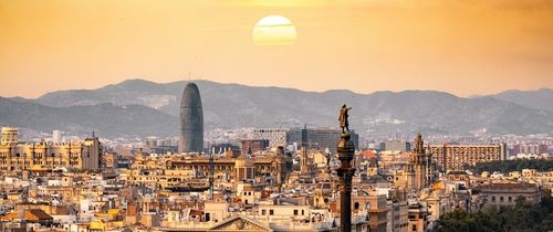 Atardeceer en Barcelona