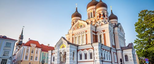 Tallinn cathedral spires