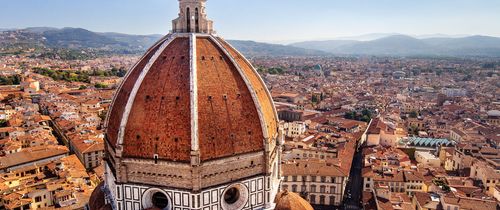 Florence Duomo overlooking the city