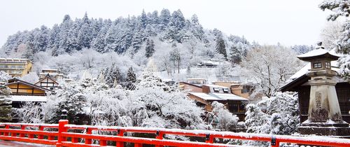 winter kyoto japan snow
