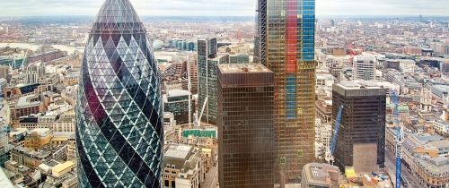 london Gherkin aerial