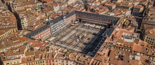 Madrid Plaza Mayor aerial