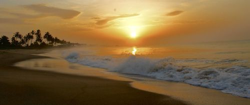 legon beach sunset