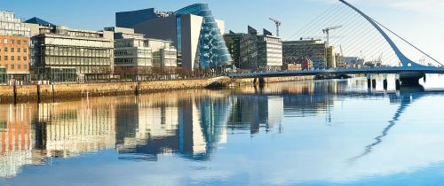 Samuel Beckett Bridge in Dublin