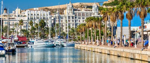 alicante marina promenade