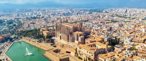 palma historic center aerial