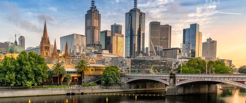 melbourne waterfront skyline